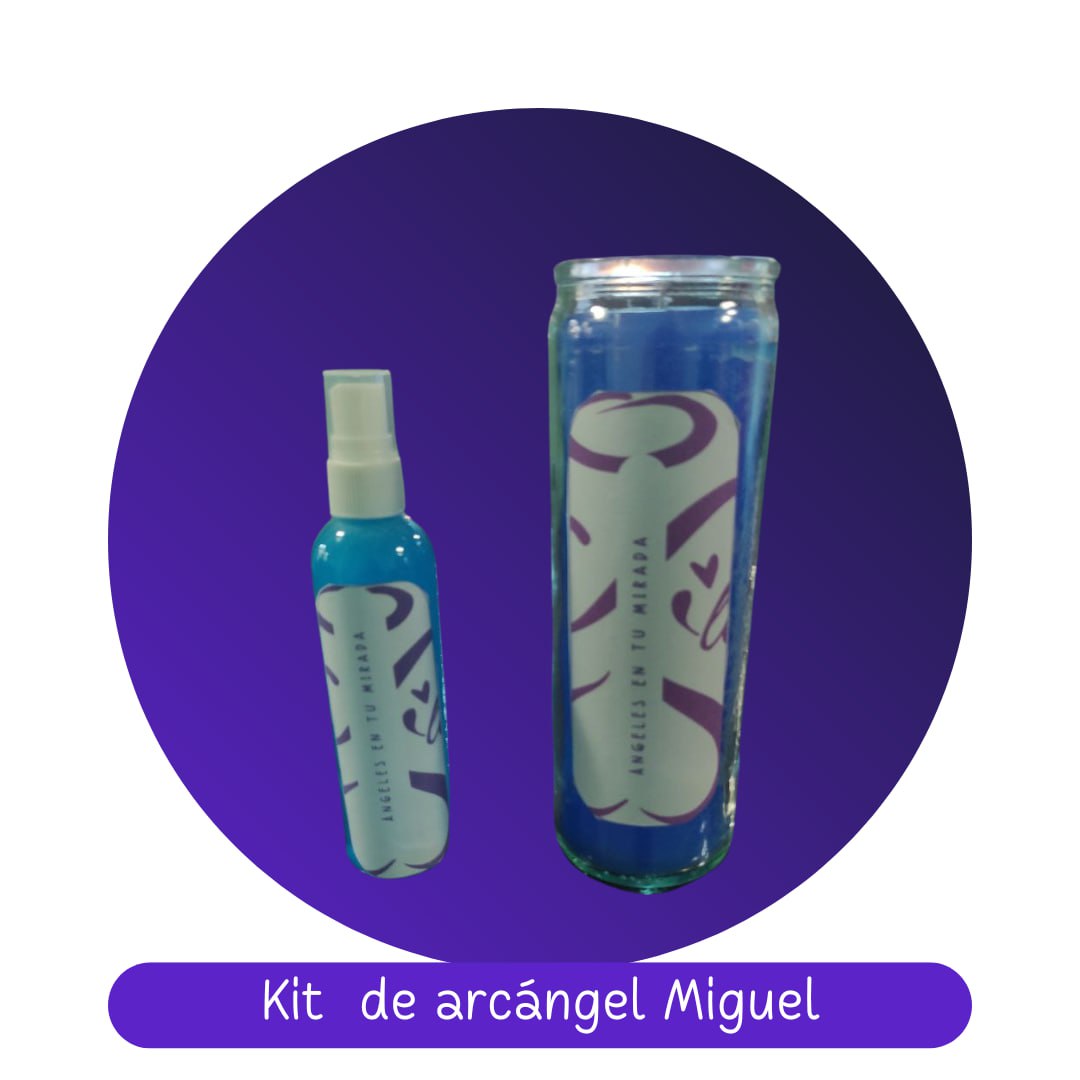 Kit Arcángel Miguel - Brisa áurica para protección y fuerza espiritual
